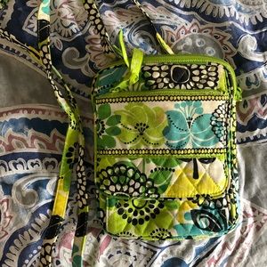 Vera Bradley Mini Crossbody Hipster in Limes Up